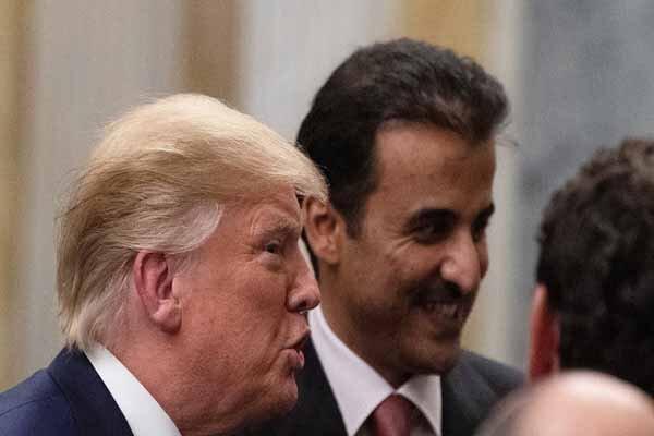 گفتگوی تلفنی ترامپ و امیر قطر
