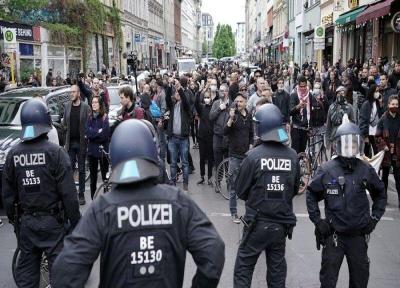 تظاهرات معترضان به محدودیت های قرنطینه در آلمان