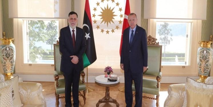 رئیس دولت وفاق لیبی با اردوغان ملاقات کرد