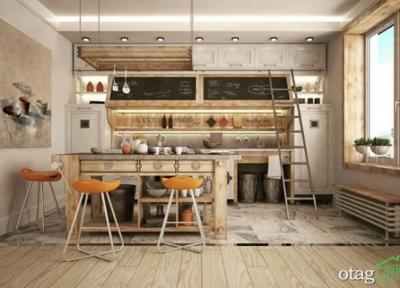 معرفی 32 مدل طراحی آشپزخانه صنعتی بسیار شیک سال 2021