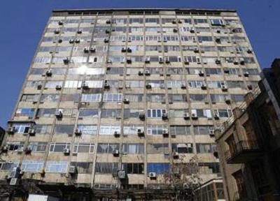 آغاز ایمن سازی ساختمان 58 ساله تهران ، 600 واحد تجاری ساختمان در خطر هستند